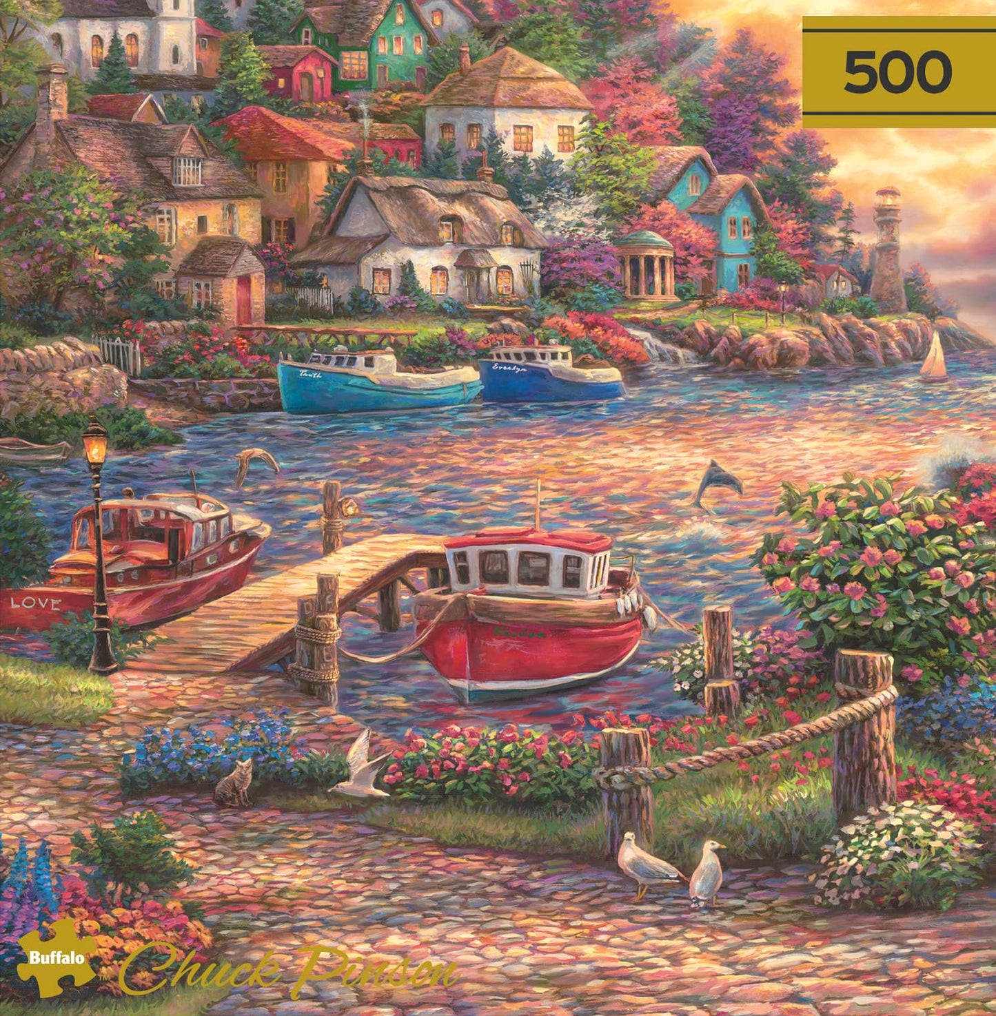 Buffalo Games - This Side of the Sea - 500 Piece Jigsaw Puzzle for Adults