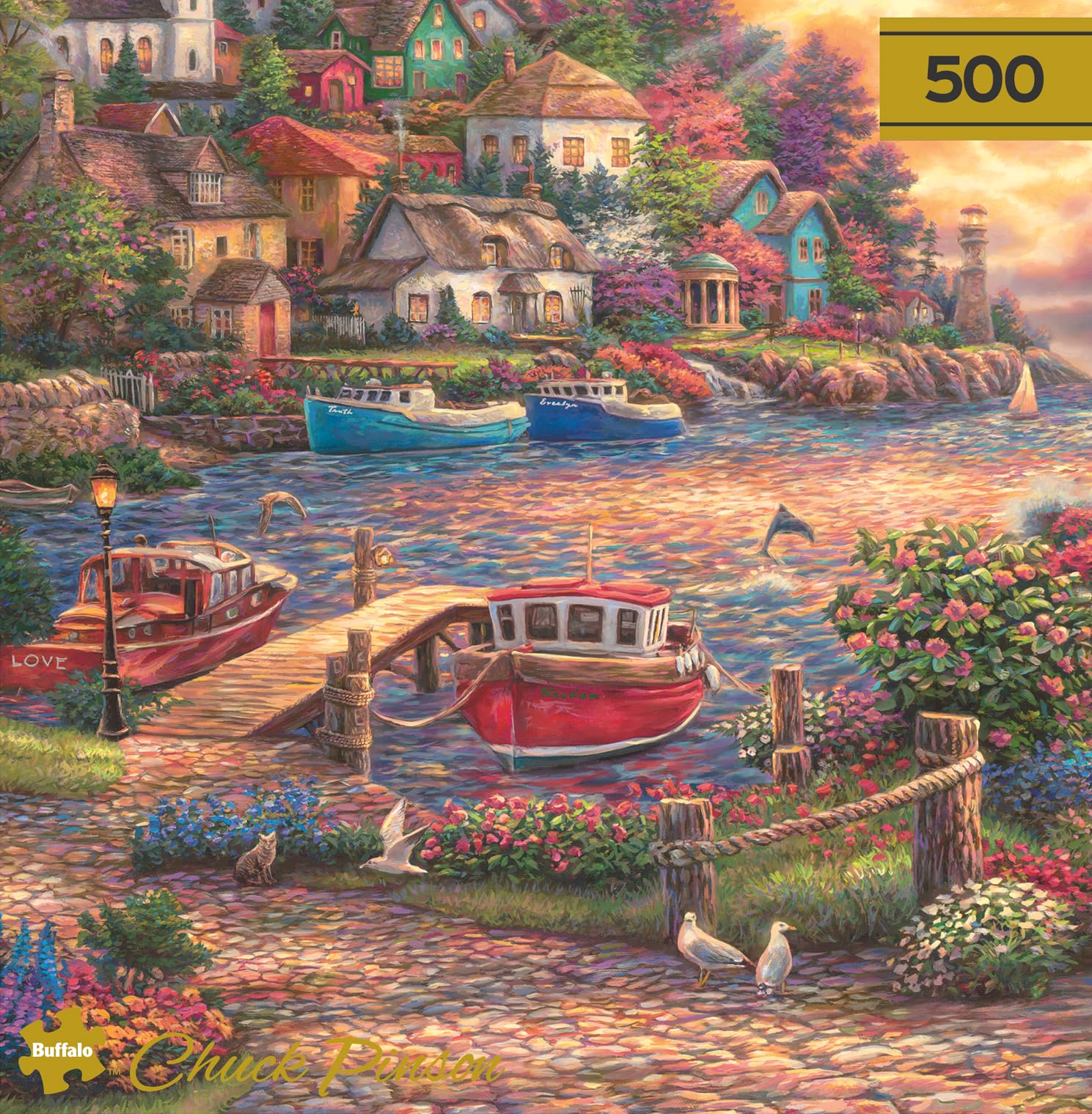 Buffalo Games - This Side of the Sea - 500 Piece Jigsaw Puzzle for Adults