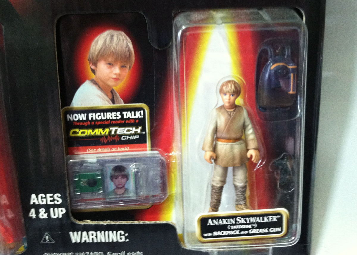 Star Wars - Episode 1 - Collector 2 Pack - Anakin Skywalker & Darth Maul - With CommTech Chip