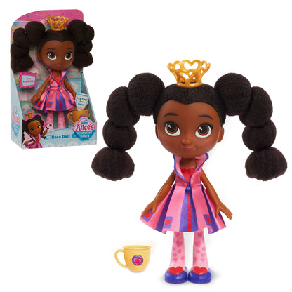 Disney Junior Alice’s Wonderland Bakery Rosa Doll and Accessories, Kids Toys for Ages 3 Up by Just Play
