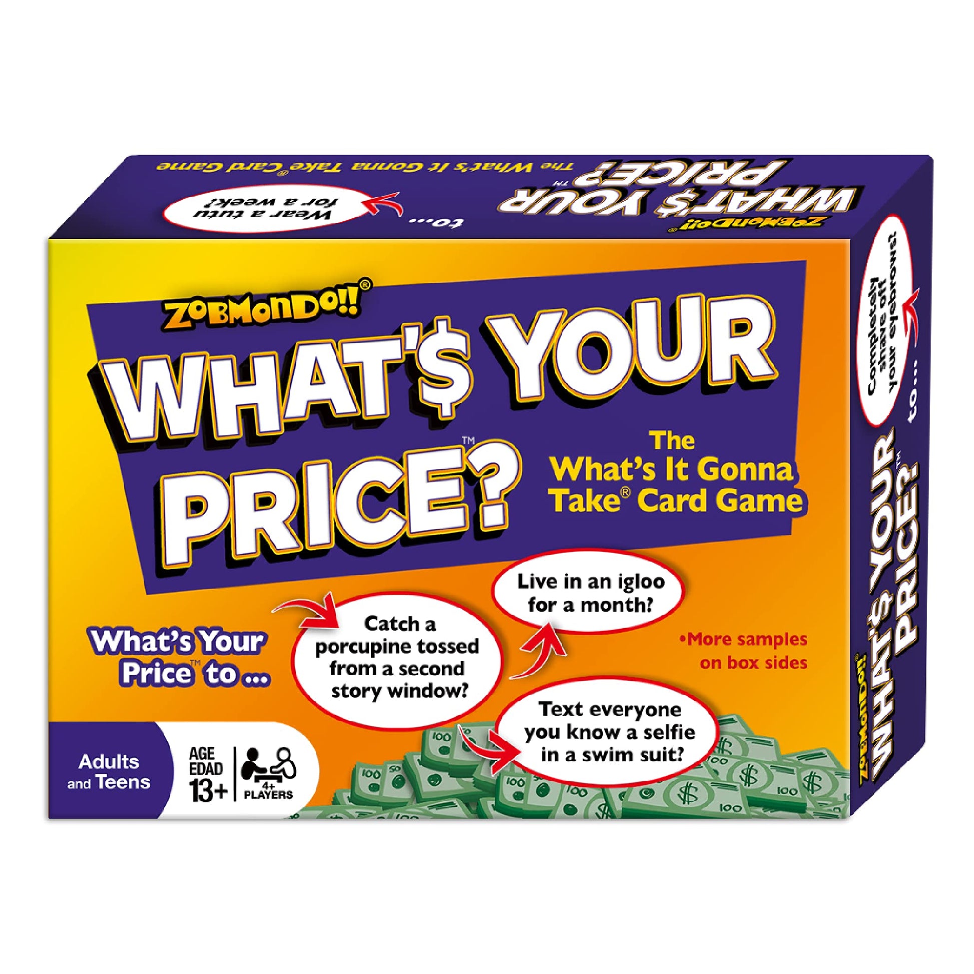 Zobmondo!! What's Your Price Card Game
