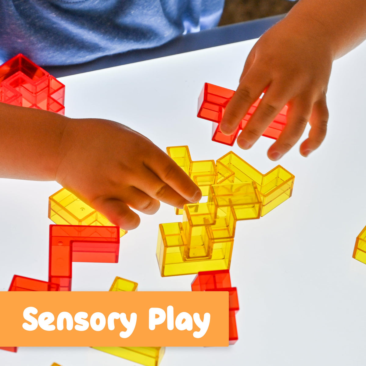 Spark & Wow Light Table Blocks, 12 Shapes, Two Colors