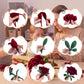 Pipe Cleaners Flower Kit - Red Pipe Cleaners for Flower Making, DIY Craft Supplies for 22-Inch Pipe Cleaner Flowers, Includes 300 PCS Pipe Cleaners