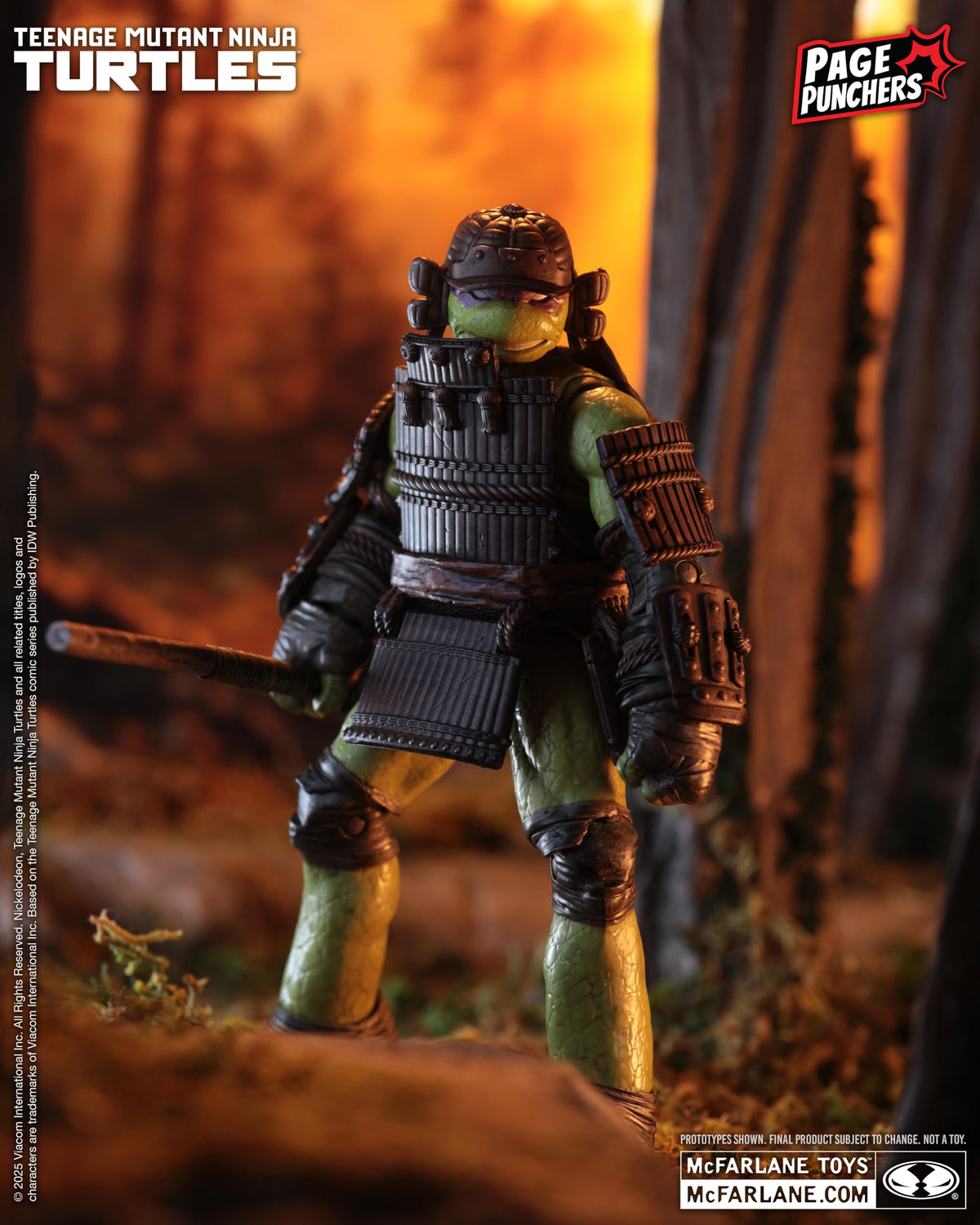 McFarlane Toys- Teenage Mutant Ninja Turtles (Page Punchers) Donatello 5in Action Figure with Turtles in Time Comic