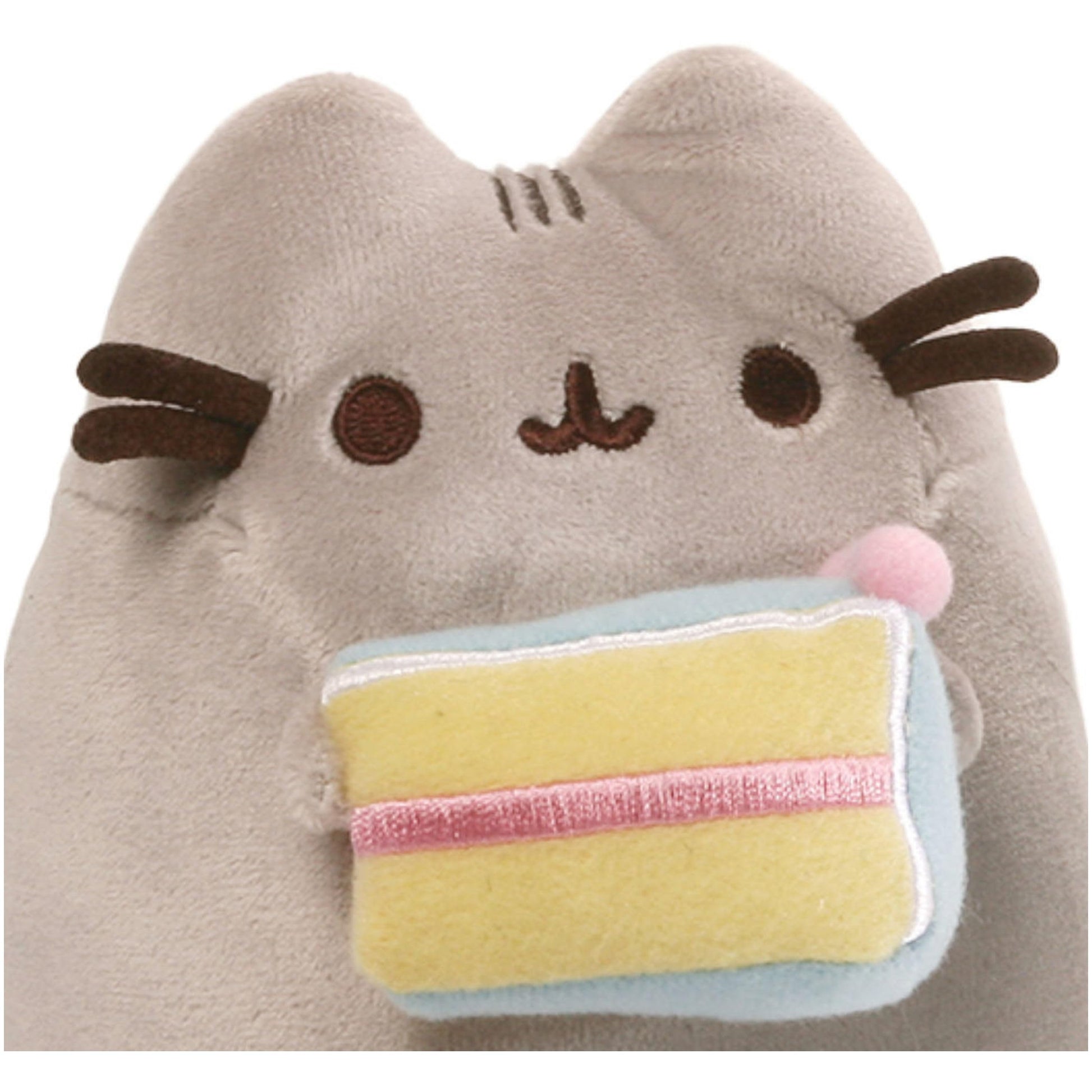 GUND Pusheen and Stormy Birthday Set Plush, Collectible Stuffed Animals for Ages 8 and Up, Gray, 6.5”