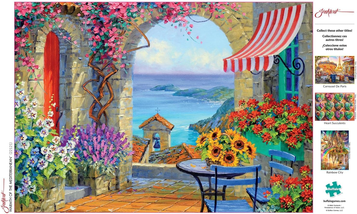 Buffalo Games - Warmth of the Mediterranean - 300 Piece Puzzle for Adults