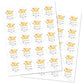 2-Inch Round Thank You for Beeing Here Stickers - Set of 40