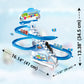 ARSUK Penguin Race Game Toy Playful Musical Roller Coaster Track Playset with Music & LED Flashing Lights On/Off Button for Toddlers and Kids Gift