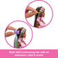 Barbie Fun & Fancy Fashion Doll & Accessories, with Extra-Long Black Hair & 2 Looks, Including Silver Dress & Hair Extension