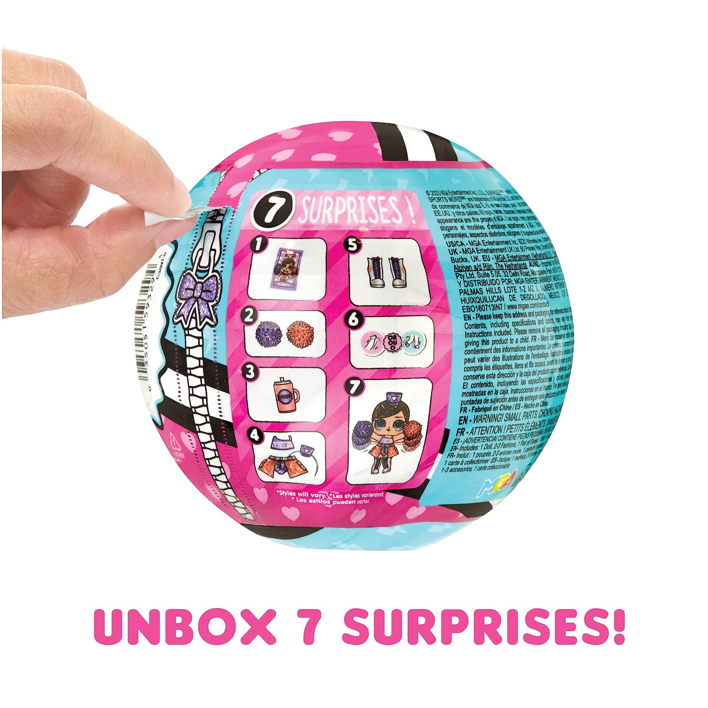 L.O.L. Surprise! All Star Sports Moves - Cheer- Surprise Doll, Theme, Cheerleading Dolls, Mix and Match Outfits, Shoes, Accessories, Limited Edition