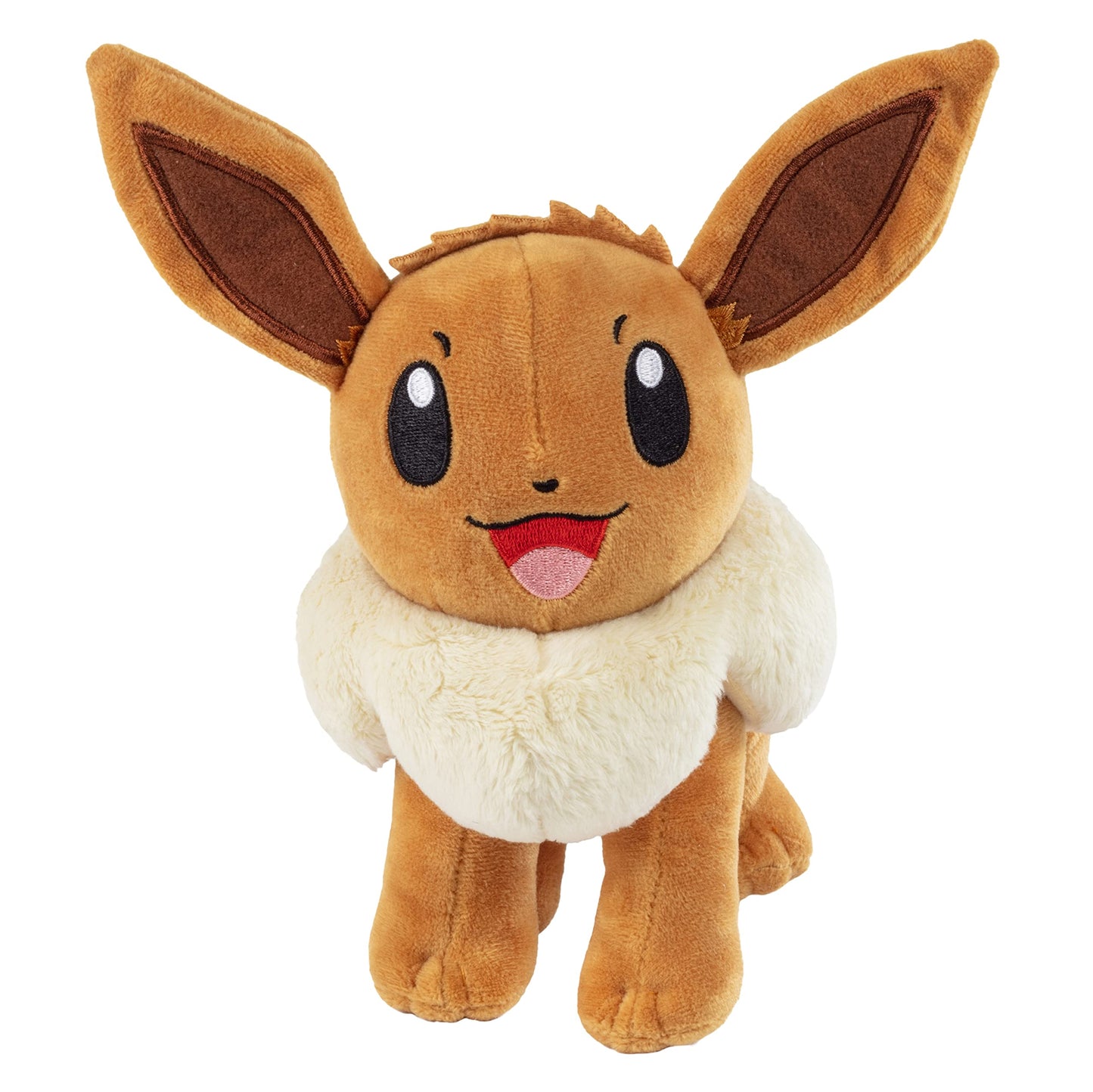 Pokemon 8" Eevee Plush - Officially Licensed - Let's Go Starter Figure - Authentic Soft Stuffed Animal Toy - Gift for Kids, Boys, Girls - 2+
