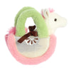 Aurora® Fashionable Fancy Pals™ Apple Pony™ Stuffed Animal - Plush with Stylish Purse for Dress Up Fun - Perfect for Kids 3+ Years, Costumes,