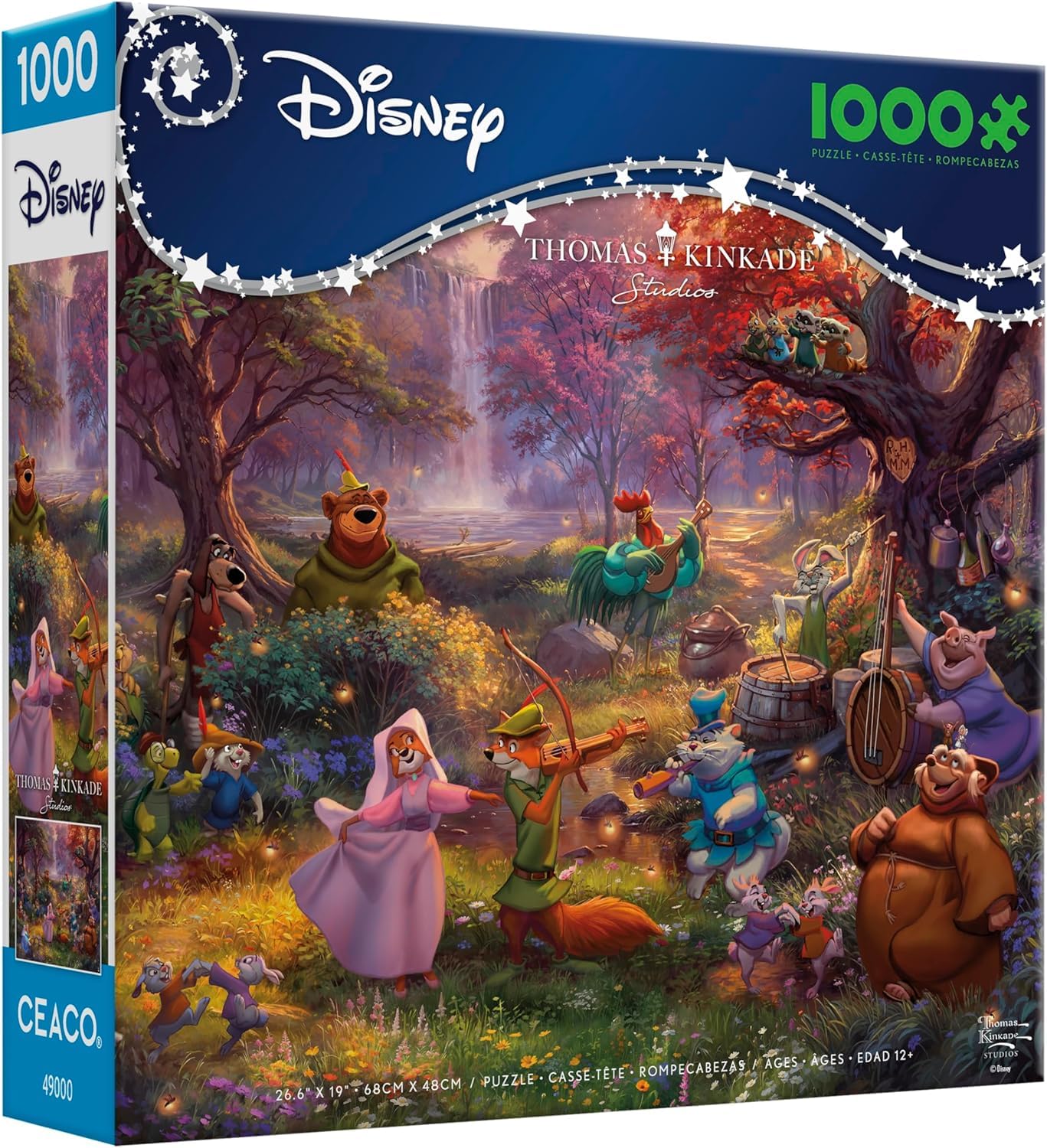 Ceaco - Thomas Kinkade Disney - Robin Hood - 1000 Piece Puzzle for Adults