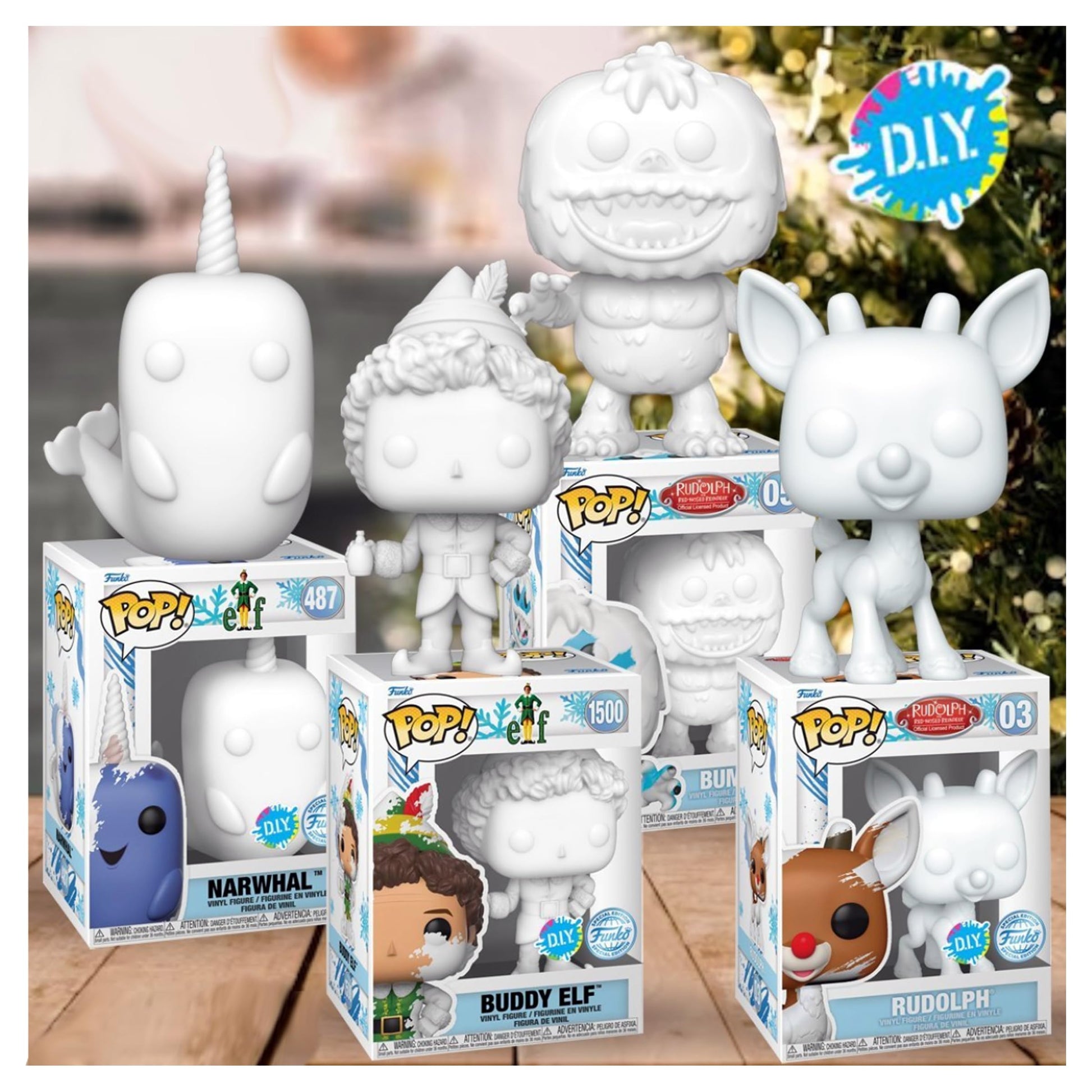 Funko Elf Narwhal DIY Pop! Vinyl Collectible Figure - Limited Edition Exclusive