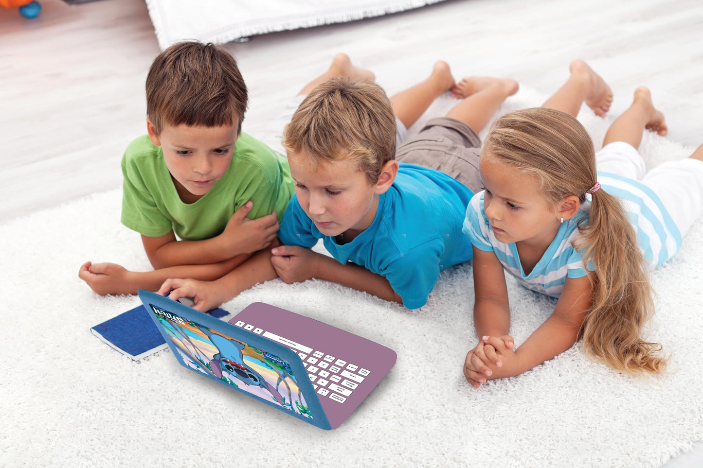 Lexibook, Disney Stitch Educational Laptop for Kids, JC598Di2