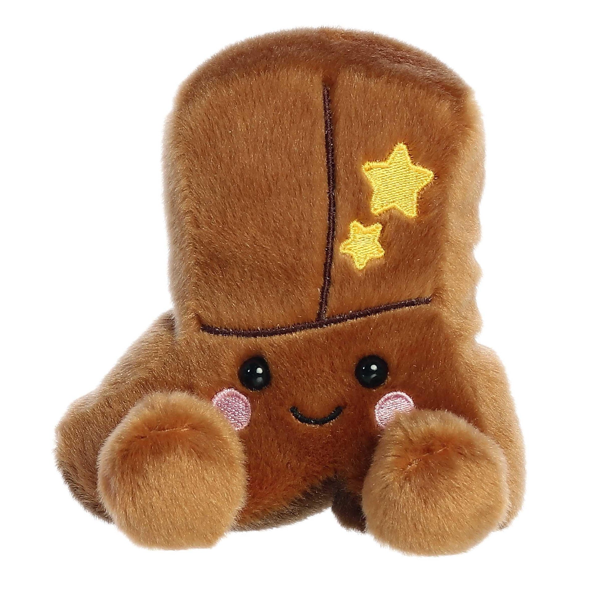 Aurora® Adorable Palm Pals™ Evan Cowboy Boot™ Stuffed Animal - Fun Collectible Plush for Kids and Adult Collectors - Perfect for Decorating Rooms