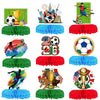 9 Pcs Soccer Centerpieces for Table, 2026 World Soccer Cup Decorations, Soccers Theme Party Decoration, Football Birthday Party Decor, World Soccers