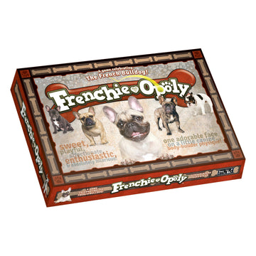Late for The Sky Frenchie-Opoly | French Bulldog Board Game for Families & Adults, 2-6 Players, Ages 8+, Dog Lover Gift, Strategy Property Trading