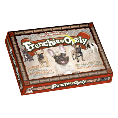 Late for The Sky Frenchie-Opoly | French Bulldog Board Game for Families & Adults, 2-6 Players, Ages 8+, Dog Lover Gift, Strategy Property Trading