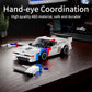 Mould King Speed Champion Race Car Building Toy with Display Case, 411 PCS