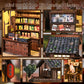 Book Nooks for Adults, DIY Miniature Dollhouse Book Nook Kit, Teens and Beginners, Japanese BookNook, Model Kits Craft Kits for Adults Teens & Book