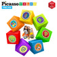Picasso Cubes 0.5” Pixel Magnetic Puzzle Cube 400 Piece Mix & Match Sensory Toys STEAM Education Learning Building Block Magnets Children Construction