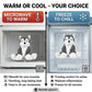 Hayes Husky - Microwavable & Weighted Plush Stuffed Animal - Heated Plushie for Warmth - Cute, Soft, Cozy Toy for Adults & Children (Boys, Girls