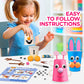 Arts and Crafts for Toddlers & Kids Ages 3-5 - Paper Cup Craft Kit, 8 Animal Projects - Fun Preschool Activity for Girls & Boys