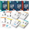 Merka Math Flash Cards for Kids - Ultimate 4-in-1 Learning Set with Addition, Subtraction, Multiplication & Division - Educational Flashcards