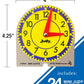 Carson Dellosa Telling Time Teaching Clocks for Kids Educational Bundle, Judy Clock, Mini Judy Clocks, Flash Cards 4-Pack, Counting Manipulatives