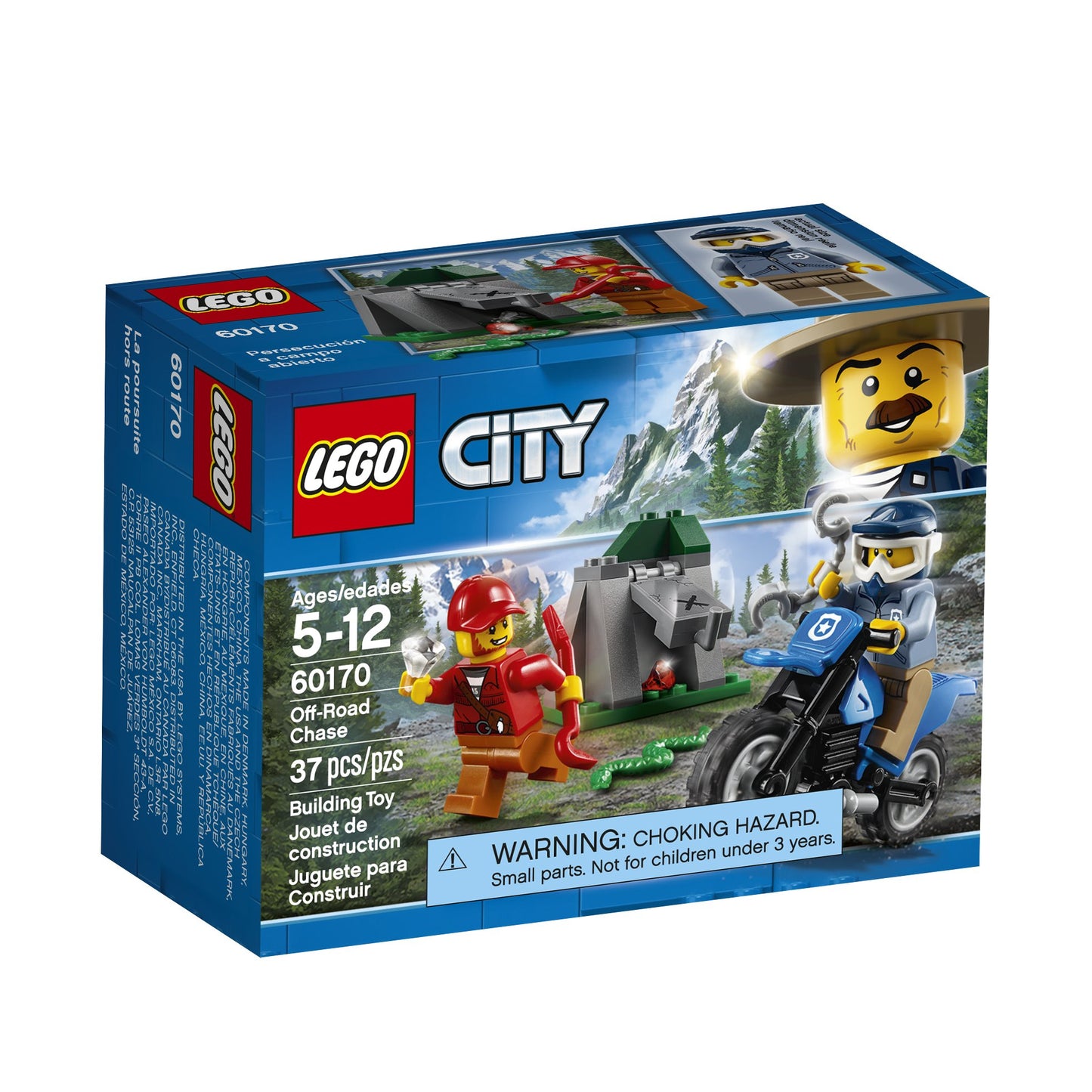 LEGO City Off-Road Chase 60170 Building Kit (37 Piece)