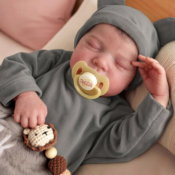 JIZHI Reborn Baby Dolls Boy - 20 Inch Cute Soft Realistic Newborn Baby Doll with Poseable Body, Real Life Baby Dolls with Accessories for 3+ Year Old