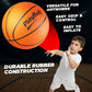 7-Inch Mini Basketballs Size 3 (3-Pack) Rubber w/ Hand Pump for Mini Hoops