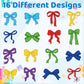 5wsech Colorful Bow Stickers - 1000Pcs Inspirational Party Favors for Kids