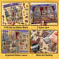 ZAYALI Large 3D Sticker Scene Book for Adults & Teens, DIY Isometric House Scenes, Large Build-Your-Own Room Sticker Set, Relaxing Sticker Therapy Art