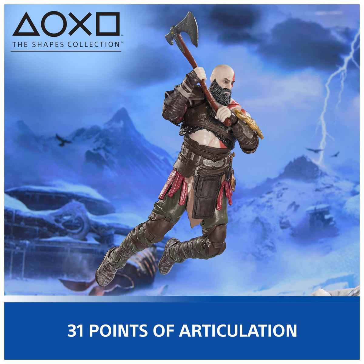 PlayStation God of War Ragnarok Kratos 6" Deluxe Figure