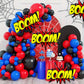 QZCPGP 4Pcs Superhero Balloons for Birthday Party Decorations