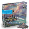 Buffalo Games Thomas Kinkade, Windswept Cove, 1000 Piece Puzzle, for Adults