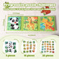 Magnetic Puzzles for Kids 3-5 Years, 3 in 1 Montessori Learning Toys with 9/16/25 PCS, Travel Activity for Toddlers Age 3-5, Preschool Puzzle Game