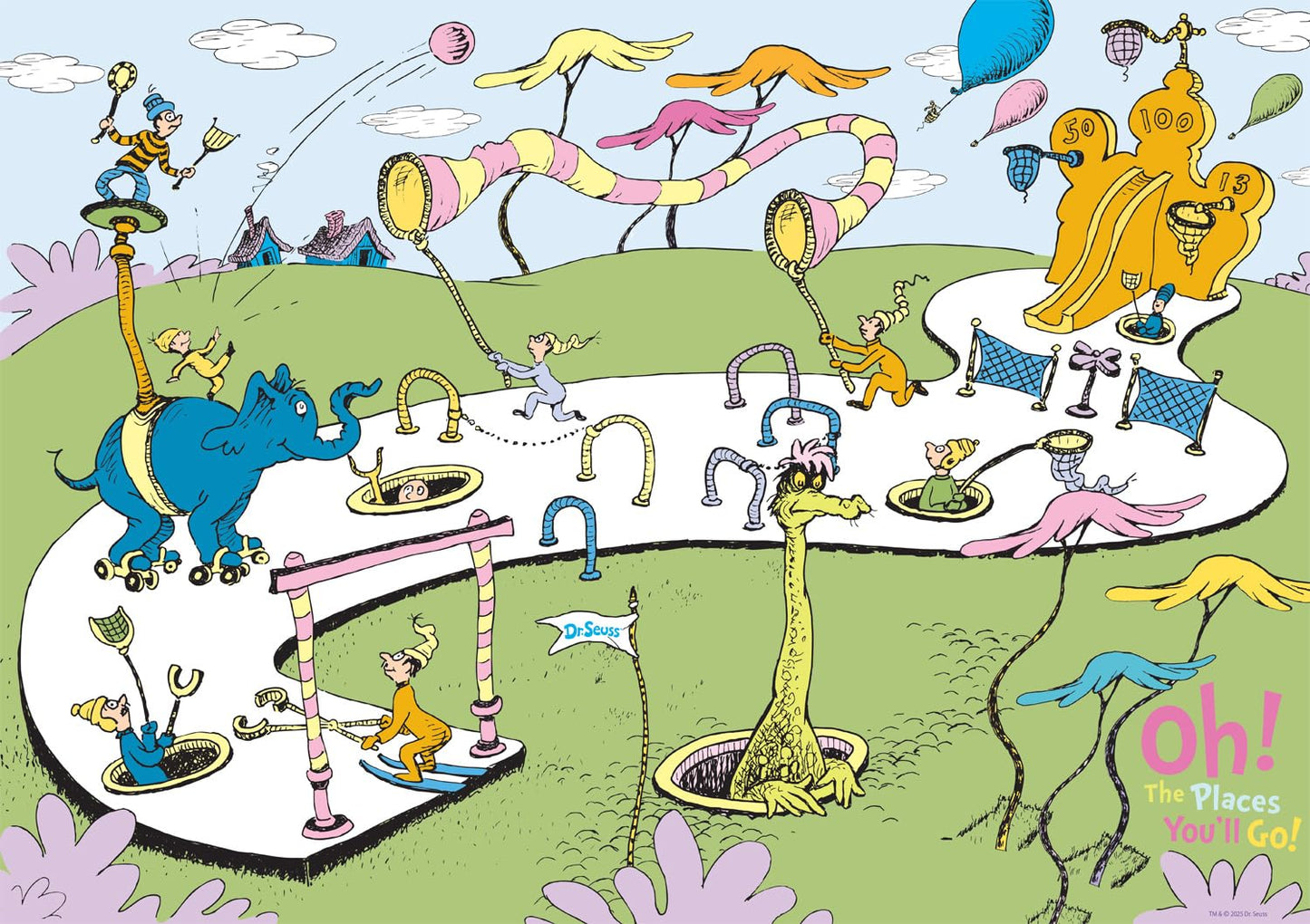 Ceaco - Dr. Seuss Oh, the Places You'll Go! - 300 Large Piece Jigsaw Puzzle