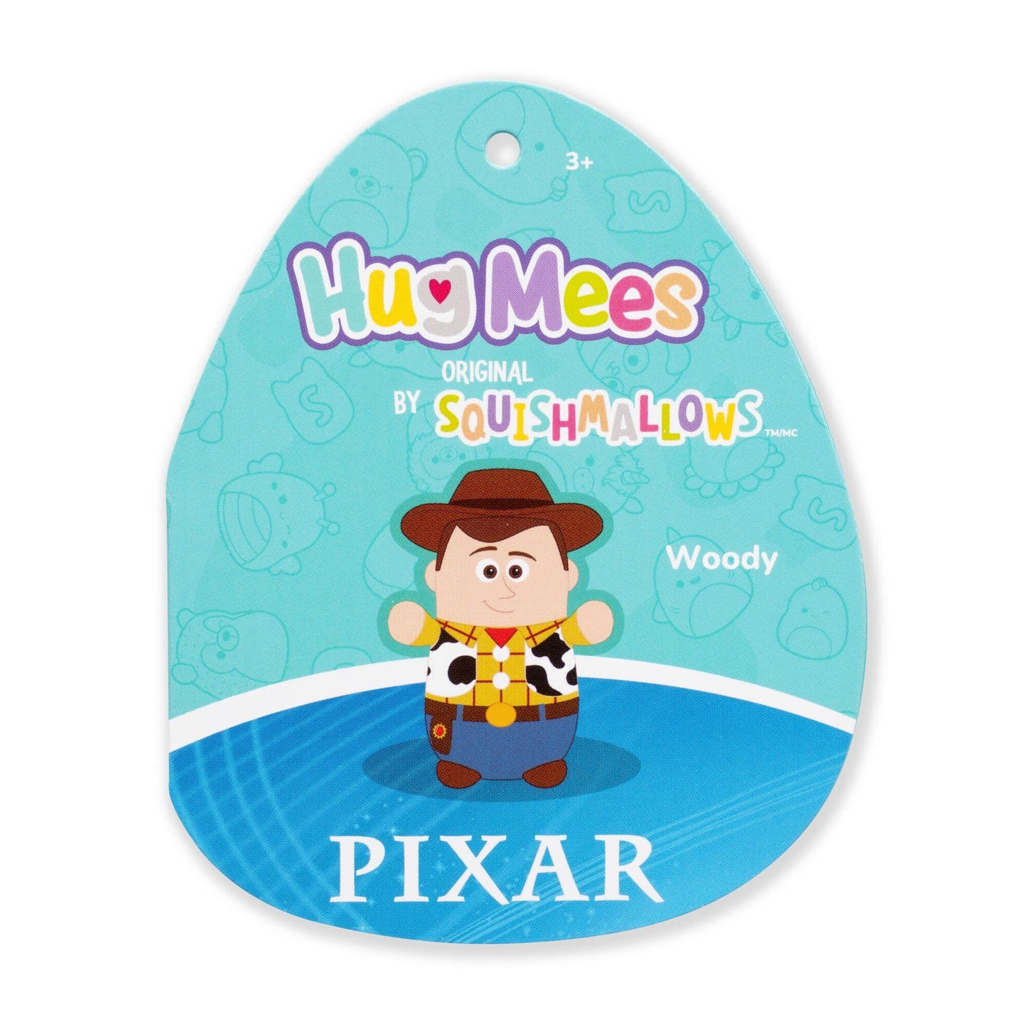 Squishmallows Original Disney Pixar 10in Woody “Toy Story 5” HugMees - Ultrasoft Official Jazwares Plush (Medium-Sized)