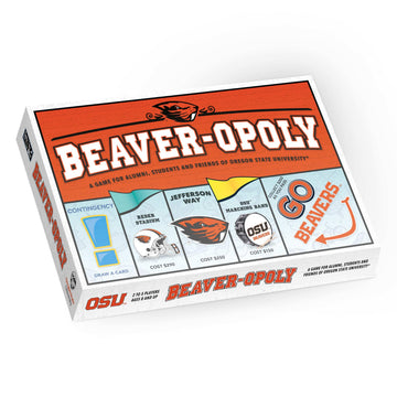 Late for the Sky Beaveropoly Oregon State University Board Game - OSU Beavers College Theme, Family Strategy Fun for Fans, Alumni & Students, Ages 8+