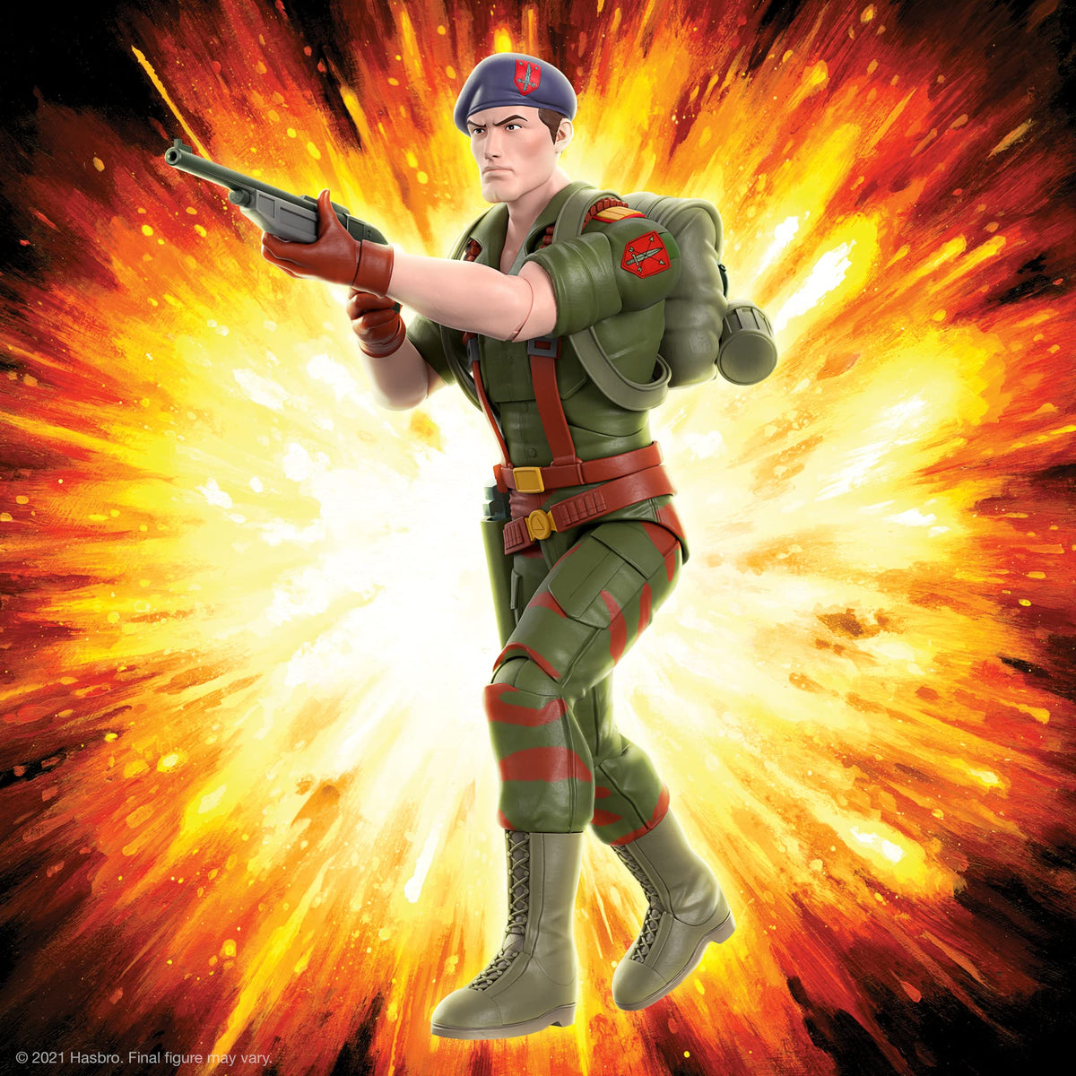 Super7 ULTIMATES! G.I. Joe Flint - 7" G.I. Joe Action Figure with Accessories Classic Cartoon Collectibles and Retro Toys