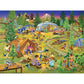Bits and Pieces - Large 500 Piece Jigsaw Puzzle for Adults - ‘Camping with Grandma and Gramps’ Jigsaw Puzzle by Artist Sandy Rusinko, Completed Puzzle