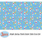 AnapoliZ Easter Plastic Tablecloth | 3 Pcs Pack (54” Inch Wide x 102” Inch Long) | Rectangular Easter Table Cover with Bunnies | Easter Party