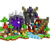 Wattlink Magnetic Building Blocks Set, 200 Pieces Pixel Style Construction Toys with Character Blocks, 0.8 Inch Cubes for Ages 3+, Non-Toxic