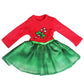 American Fashion World Candy Cane Tutu Dress Set for 14-Inch Dolls | Leggings Included |Premium Quality & Trendy Design | Dolls Clothes | Outfit