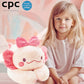 uoozii 20" | 4 Pounds Pink Axolotl Weighted Stuffed Animals with Unscented Microwave Heating Pad Inside, Cute Coolable Heatable Weighted Plush Warm
