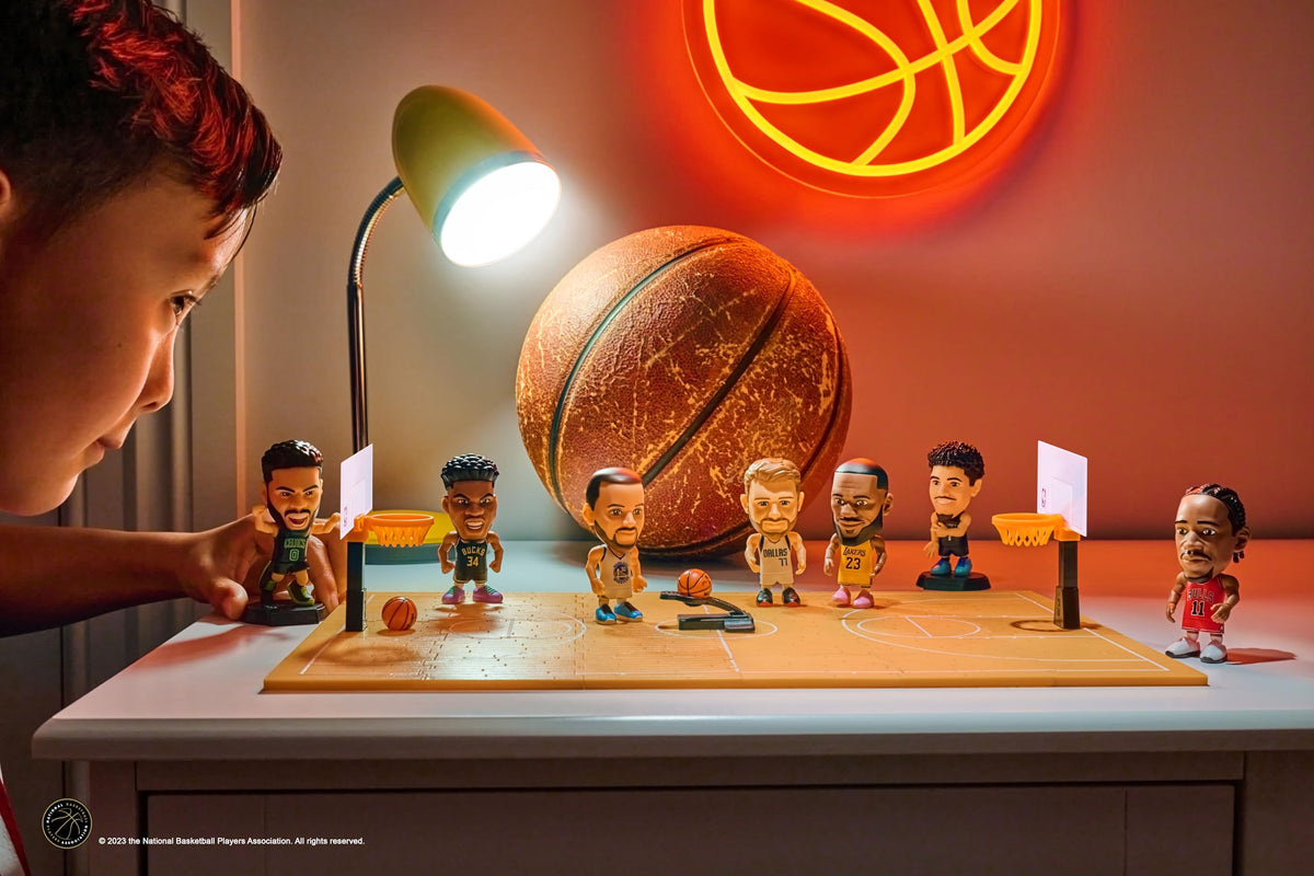 5 Surprise NBA Ballers Series 1 (2 Pack) Toy Mystery Capsule Figurine by ZURU for Kids, Teens, Adults- Players Like Luka Don?i?, LaMelo Ball, Jayson