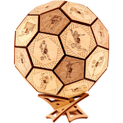 ESC WELT Quest Ball Secret Box - 3D Escape Room Game - Wooden Brain Teaser for Adults & Teens - Ingenious Puzzle with Hidden Compartment - Interactive